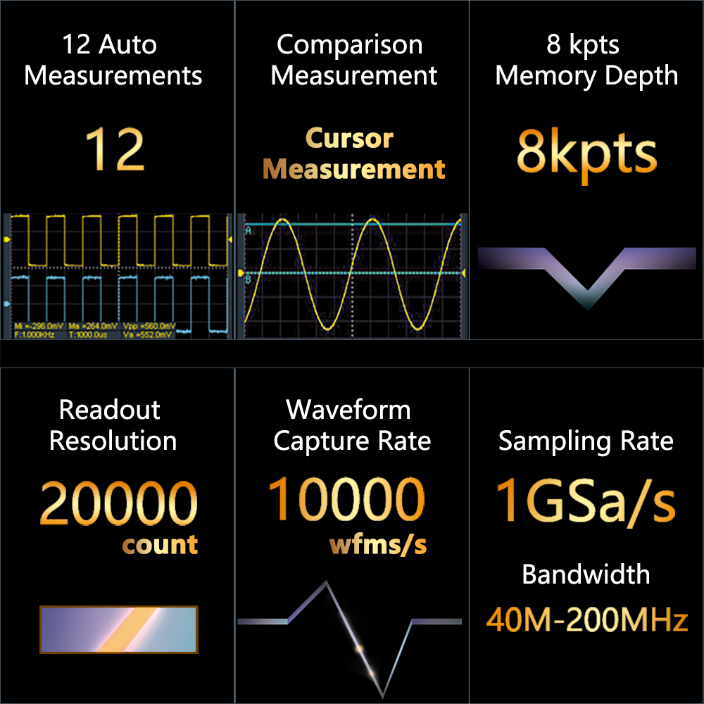Oscilloscope numérique portabl - Digital Storage Oscilloscope 100Mhz avis et prix