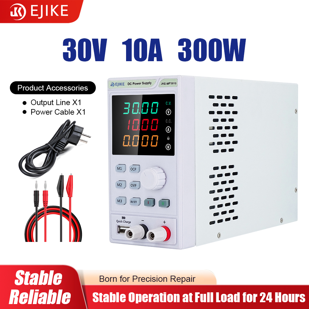 Alimentation électrique EJIKE  - Programmable Dc Power Supply 30V 10A avis et prix