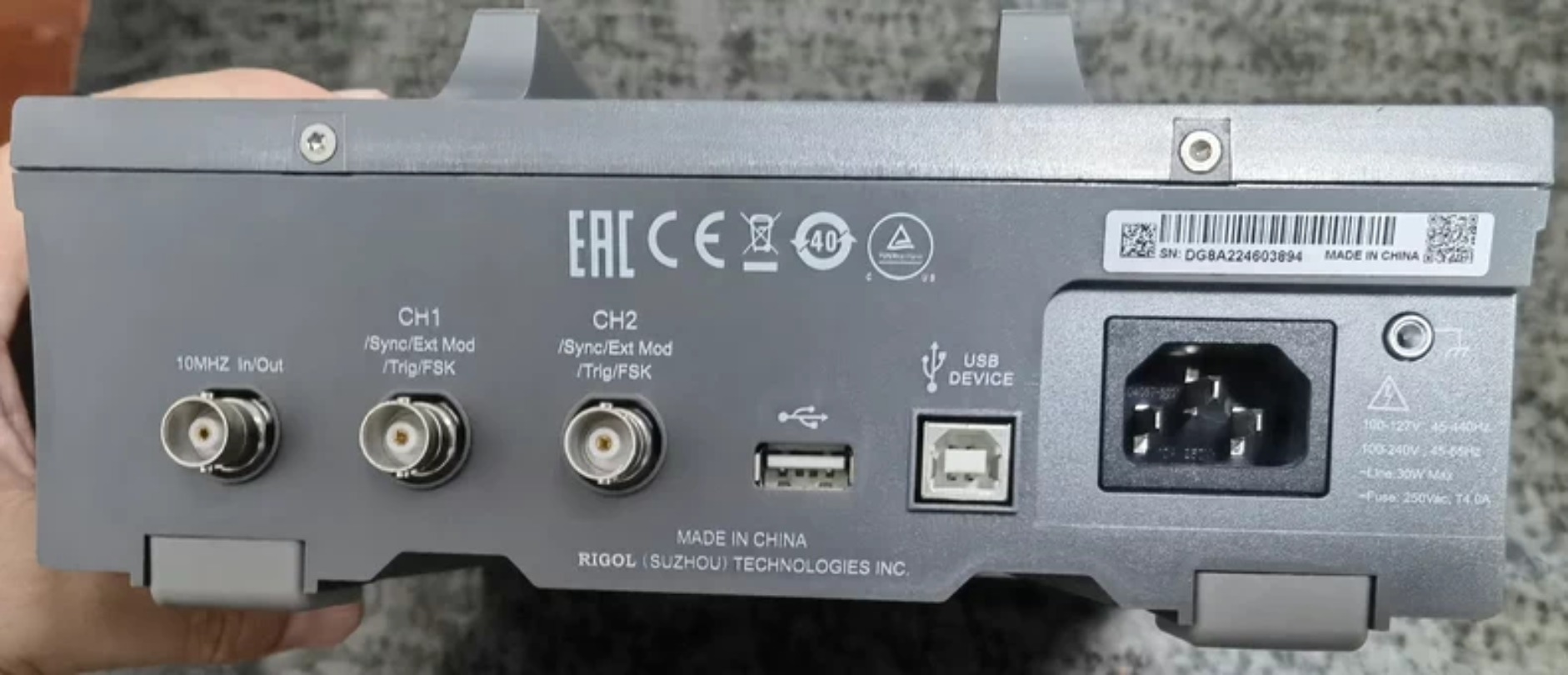 Rigol DG812 - Fonction 10 MHz  - Function Arbitrary Waveform Generator avis et prix